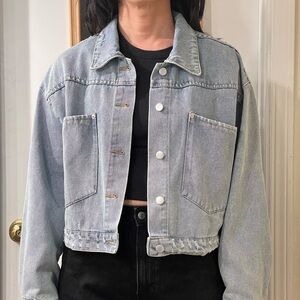 Rue21 Women's Light Blue Denim Jacket